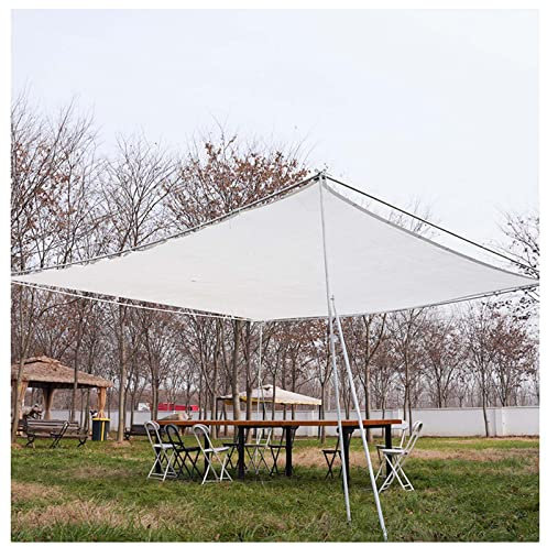 Telo di protezione UV 85%, 6 x 10 m, per esterni, per serra, pergola, balcone, copertura auto, occhielli inclusi, parasole