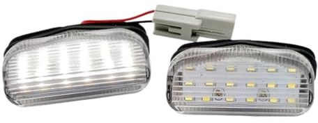 XEXJHQQ Auto Luci Targa per XR-V per XRV 2015 2016 2017 2018 2019 2020 12V LED Luce Targa Gruppo Luce Targa Bianca Auto Licenza Numero Targa Luce