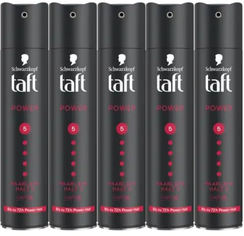 Haarlack Power Haarspray Power Halt 5 Spray Haarspray 250 Mililiter, 5 Er