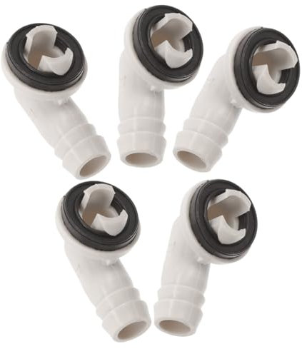 Yardenfun 5 pezzi Raccordo per Tubo Scarico Condizionatore da Adattatori per Condensa Facile Installazione e Alta Compatibile con Climatizzatori Draining