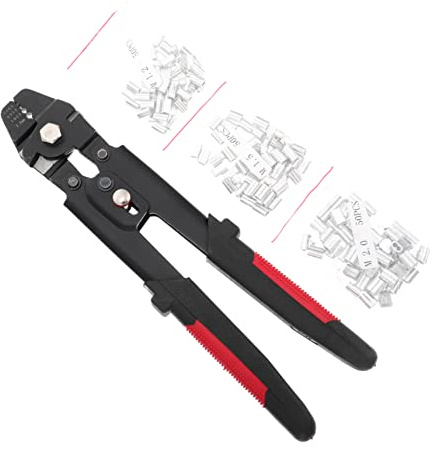 GALPADA Pinze Per Crimatura Di Cavi Metallici Di Utensili Manuali Per Crimatura Di Pinze Per Di Cavi Impugnature Antiscivolo Imbottite