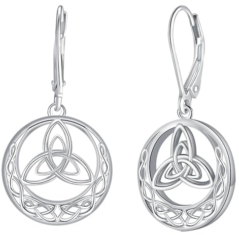 J.MUEN Ohrringe Silber 925 Hängend Lang,Schmuck Ohrringe für Valentinstag Muttertag Geburtstag Geschenk für Mama Ehefrau Freundin