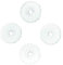 Papier-Tropfenfänger, saugfähig, Ø 5cm, 30-teilig, weiß (1 Set)