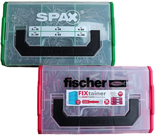 FISCHER | SPAX Dübel- & Schraubenset (913 Teile)