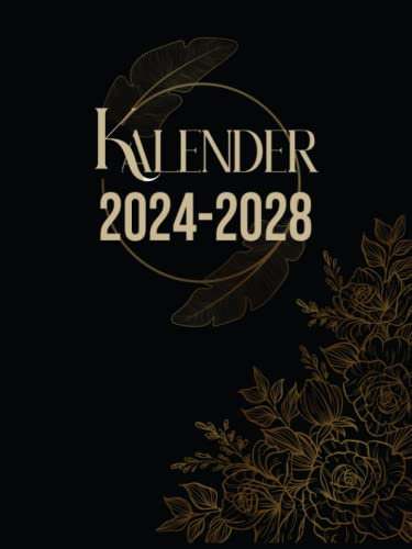 Kalender 2024-2028: 5-Jahres-Terminkalender, 60 Monate Kalender mit Ziele Planung, Jan 2024 bis Dez 2028