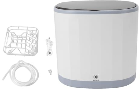 Mini Lavastoviglie Portatile, Lavastoviglie da Appoggio, Detergente Automatico per Tazze da Tè, Lavastoviglie USB Lavastoviglie Portatili Compatte da Appoggio, Smacchiatore per Tè per Ufficio, Casa