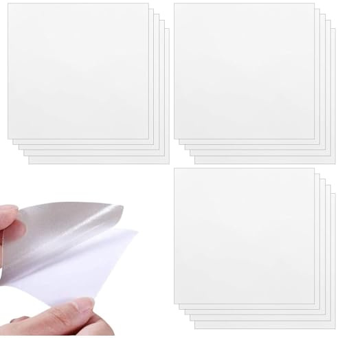 YNR 15 Pezzi Toppe di Riparazione Trasparenti Patch di Riparazione Impermeabile Autoadesivo Toppe di Riparazione Trasparente TPU,per Castello Gonfiabile,Materasso Ad Aria, Anello da Nuoto