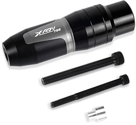 Motorrad Sturzpads Für XADV750 X-ADV750 XADV X-ADV 750 2017-2022 CNC Motorrad Rahmen Crash Pad Auspuff Slider Fallschutz Zubehör(Titanium 1 piece,XADV750)