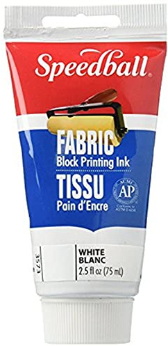 Speedball Tinta de Tela Art Products Company, Blanco, 2.5 oz