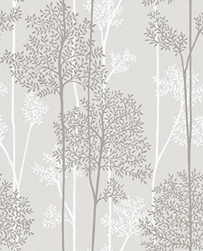 Superfresco Easy Eternal Wallpaper | Paste The Wall | Grey Trees | Eco-Friendly