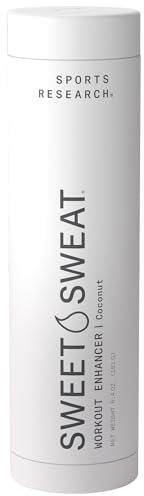 Sports Research Sweet Sweat Workout Enhancer Roll-On Gel Stick - Sweat Harder and Faster, Helps Promote Water Weight Loss, Use with Sweet Sweat Waist Trimmer