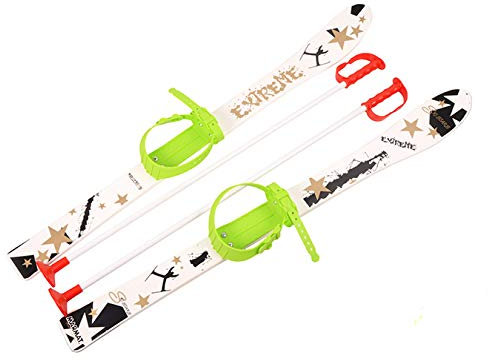 MARMAT Sci per Bambini Stelle, Plastica, 5 Colori, 90 cm (Bianco)