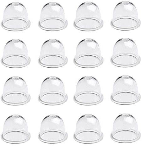 Bymivofun Pack of 16 Primer Bulb Carburettor Oil, 22 mm Primer Bulb Petrol, Fuel Pump, Carburettor Primer Piston, for Mower Blower, Grass Trimmer, Trimmer, Chainsaw, Cutter, Hedge