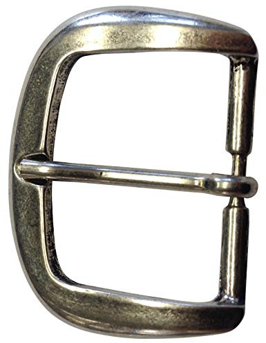 Fibbia per cintura 4,5 cm | fibbia intercambiabile 45 mm solida | fibbia a spillo | per cinture intercambiabili fino a 4,5 cm di larghezza | argento antico