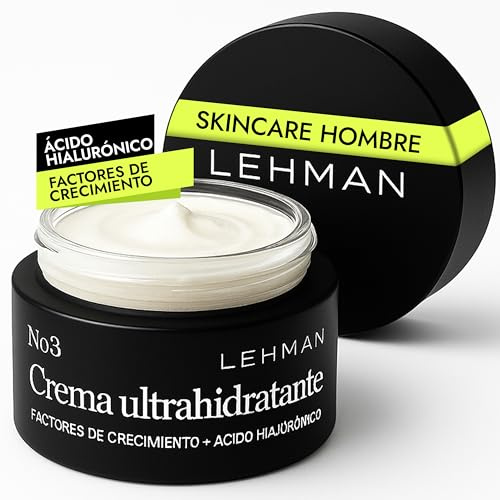 Crema Hidratante Facial Hombre Antiedad Antiarrugas 72h Hidratación Profunda Absorción Rápida Textura Ligera Piel Grasa Mixta Seca Cuidado Facial Hombre Natural Efecto Reafirmante Revitalizante 50ml