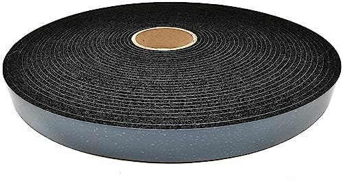 NADOtec EPDM-L Leicht Schaum Dichtungsband, selbstverlöschend, Dichtband, einseitig selbstklebend, 20 mm x 3 mm x 15 M/Rolle