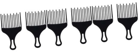minkissy 6 Piezas Pinzas Para El Cabello De Metal Peine De Pelo Afro Pinzas Para El Cabello Peine Afro De Pelo De Metal Para Peinar Con Molestar Hombre Tenedor