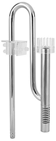 Stainless Steel Aquarium Plant Inflow Outflow Skimmer Filter Pipe with Adjustable Floating Oil Film, Easy Installation, Fine Workmanship (12mm Oil Film Old Model)