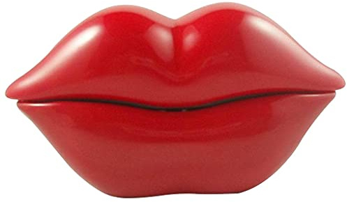 Navna Lips Telephone Novelty Rose Mouth Lip Shaped Phone Home Office Art Decor Cute Real Working Cartoon Telephone Home Phones Landline Cordless With Headset With Answering Machine Wall Mount