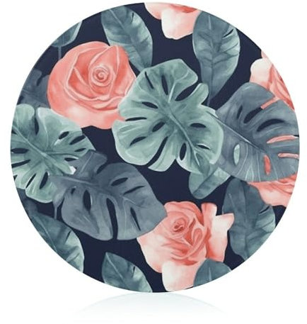 Schneideblock, Aquarell-Monstera-Muster, bedruckter Schneideblock, Küchen-Schneideblock, Mehrzweck-Schneideblock