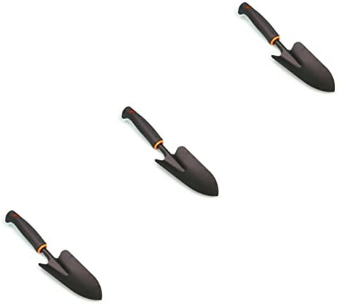 BESPORTBLE 3 Pz vanga da giardino vanghe da giardino all'aperto vanga da scavo Pala da giardino sporco pale per scavare Scavando power giardinaggio trabattelli acciaino terrazzo vanga pala