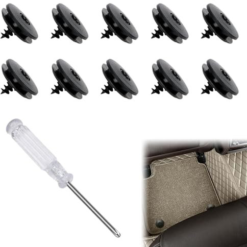 Befestigungsclips für Autoteppiche, Befestigung am Autoteppich, Auto Fußmatten Clip, Universal-Clips für Auto-Fußmatten, Befestigung für Auto-Fußmatten, Autoteppich Fußmatten Halter, 10 Stück