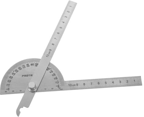 GETAJGHSD Winkelmesser Aus Edelstahl 19 7 Cm Schwenkarm Für Die Holzbearbeitung Zeichenwerkzeug