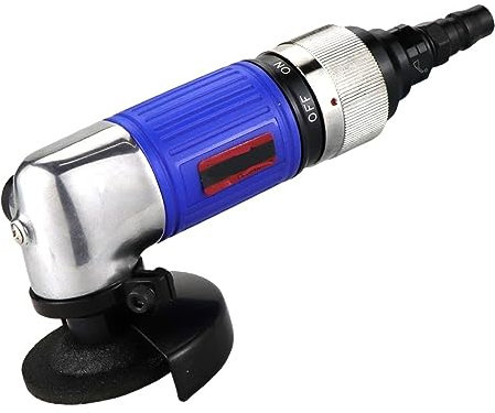 DIKAMAN Doppelschleifmaschine, Bandschleifer, Pneumatischer Winkelschleifer, 2 Zoll, 50 mm, pneumatischer Polierschleifer, Luftschleifwerkzeuge for den Heimgebrauch im Auto zum Schärfen
