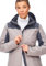 Jeff Green Damen Atmungsaktive wasserdichte Winter Ski Snowboard Jacke Kerava 12.000mm Wassersäule und Abnehmbare Kapuze, Farbe:Dark Grey/Deep Frost, Größe:40