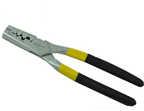 MYRDBT Pinza Crimpatrice, Pinza a crimpare 0,5-16 mm² Mini Pinza a crimpare per terminali di Cavi Strumento di crimpatura in Acciaio al Carbonio Spellafili Multifunzionale