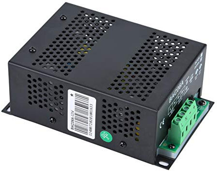 6A Smart -Batterie -Ladegerät für 12 -V -Blei -Säure -Batterie, Tragbare Hohe Effizienz -Ladungs ​​-Dieselgenerator Set Accessoire mit Grünem Leistungslampenanzeige, Rotes