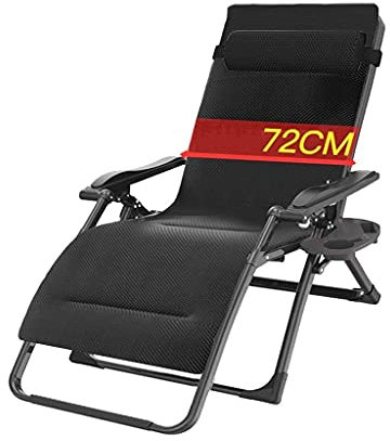 JFUNANQH Liegestühle, Klappbarer Liegestuhl, Hochleistungsstühle, Strandstühle, Sonnenliegen, Strandterrasse, Gartencamping, Freizeitstühle, Breite 66/72 cm