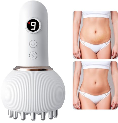 AISEELY Lymphdrainage Gerät, Kabelloses Anti Cellulite Massagegerät für Beine und Arme, Tragbar mit Mikrostrom, Infrarot-Wärme & Vibration, LED-Lichttherapie zur Hautstraffung
