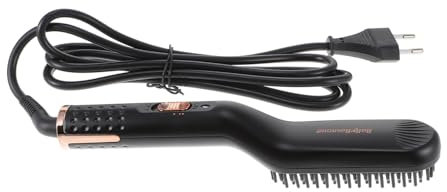 SAFIGLE Peigne Lisseur de Barbe Électrique Portable pour Hommes Peigne à Cheveux 1 Pièce Chauffant Compact Pratique pour Voyage Accessoire de Coiffure Multifonctionnel