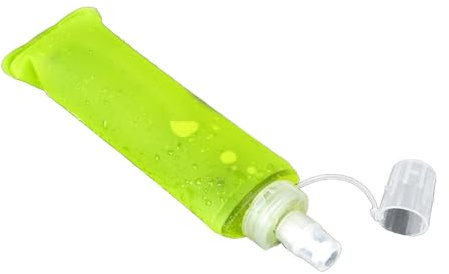 Xvilmaun Botella de agua portátil plegable de poliuretano termoplástico a prueba de fugas, para exteriores, niños, adultos, hombres, mujeres, adolescentes, atletas, senderismo, camping, ciclismo