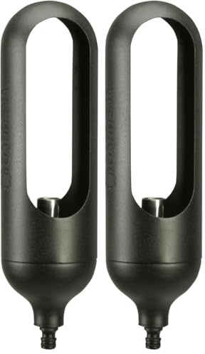 Gardena ClickUp! Fackel: Deko-Leuchte mit 350 ml Fassungsvermögen, Brenndauer bis zu 6 Std., Wind- und wasserfest, inkl. Löffel (11360-20) (Packung mit 2)