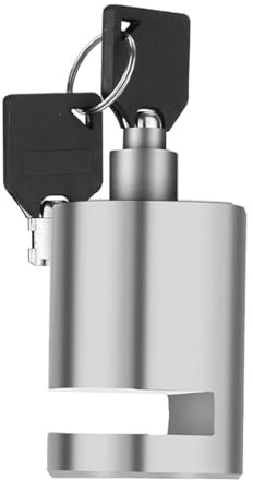 Verrou de disque frein pour vélo anti-vol montagne roue électrique et moto Équipement randonnée avec 2 clés Utilisation pratique rapide Alloy Structure interne multicouche Compact léger Applications l