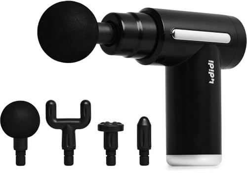 4didi Pistolet De Massage Musculaire Mini Appareil Vibrant Portable Ultra Silencieux Détente Profonde Corps Dos Cou Récupération Sportive Plastique