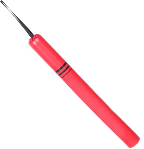 DOITOOL Palos de Boxeo Adultos, Bastones de Entrenamiento para Artes Marciales, Palos de Mano para Muay Thai y Kickboxing, Color Rojo, Diseño Básico para Práctica de Combate