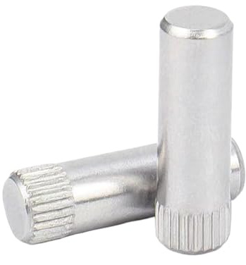Gerändelter Zylinderstift 304 Edelstahl M1,5 M2. M3 M4 M5 M6 M8 Parallelstifte Wellenscharnier(M1.5 50pcs,14mm)