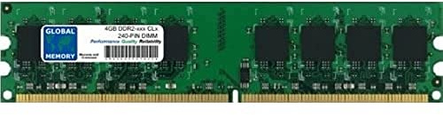 GLOBAL MEMORY 4GB DDR2 667/800MHz 240-PIN DIMM Memoria RAM para Ordenadores DE SOBREMESA/Placas Base