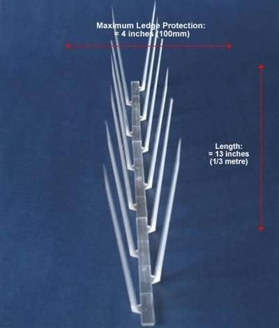 Defender Narrow Plastic Pigeon (42mm x 112mm x 1M)
