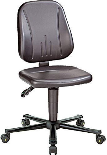 Esd Unitec 2 Niedrigstuhl schwarz mit Rollen