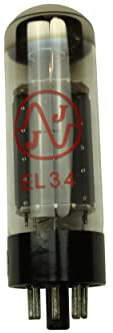 Válvulas de amplificador de potencia JJ EL34 (tubos) Quad emparejado