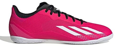 ADIDAS Unisex X Speedportal.4 Indoor Boots Fußballschuhe, Shock Pink/Cloud White/Core Black, 45 1/3 EU