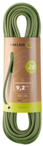 EDELRID Hummingbird Eco Dry 9,2 mm Einfachseil Oliv 50 m