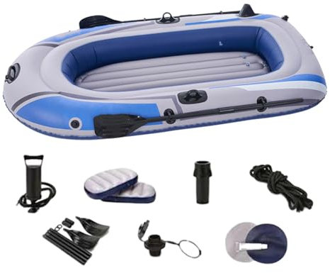 Schlauchboot, aufblasbares Kajak | Luftboot mit Paddelsitz, Luftpumpe - Hochleistungs-Angler-Explosionskajak mit Auslaufschutz für Outdoor, Freizeitfischen und Wasseraktivitäten
