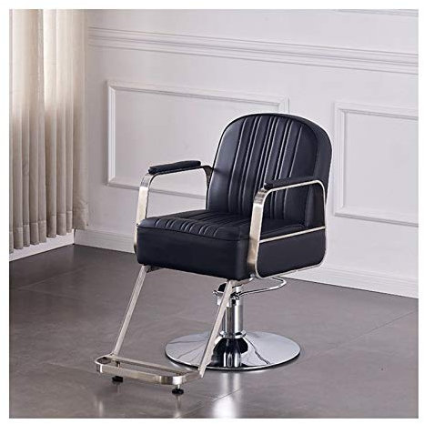 Hydraulischer Vintage-Stuhl für Beauty-Ausrüstung, robuster Friseurstuhl mit Matte für Haarstyling