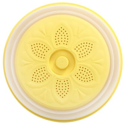 WNDUOKXH L'elegante Copertura antispruzzo Pieghevole Protegge Il Cibo e previene Il disordine. Copertura Pieghevole per microonde in ABS. Coperchio per microonde da Cucina, Giallo