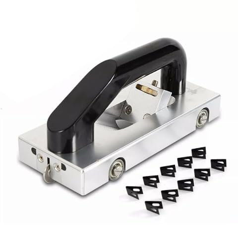 YiAndeli Type U Lame Rainureuse sur Roues, Manuelle Plancher Rainurage Tirer À La Main Outil pour Parquet Rainureuse, PVC Vinyle Soudage Plastique Kit De Soudage pour PVC Homogène Plancher